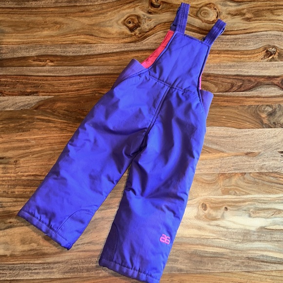 EUC Arctix Snow Bib Purple Girls size 3T - Picture 3 of 3